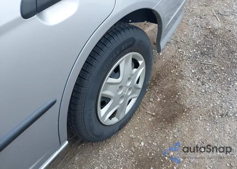 2004 Honda Civic Vp from USA, damaged, VIN 2HGES16374H621326